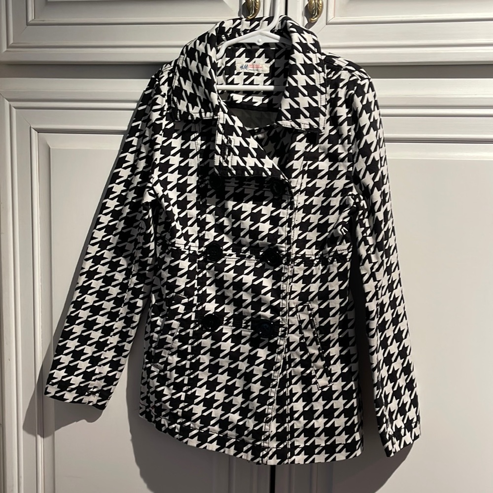 Super cute H&M houndstooth jacket us 8/9